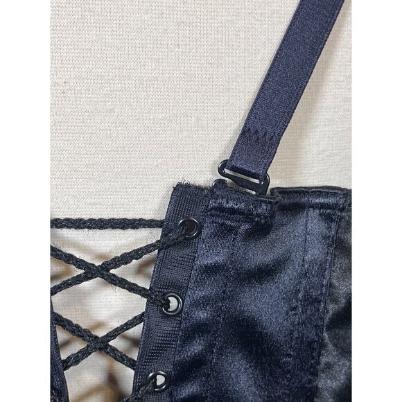 Fantasy Masquerade Peacock Feather Corset Dress Burlesque Gothic Steampunk Hi Lo - Picture 10 of 16